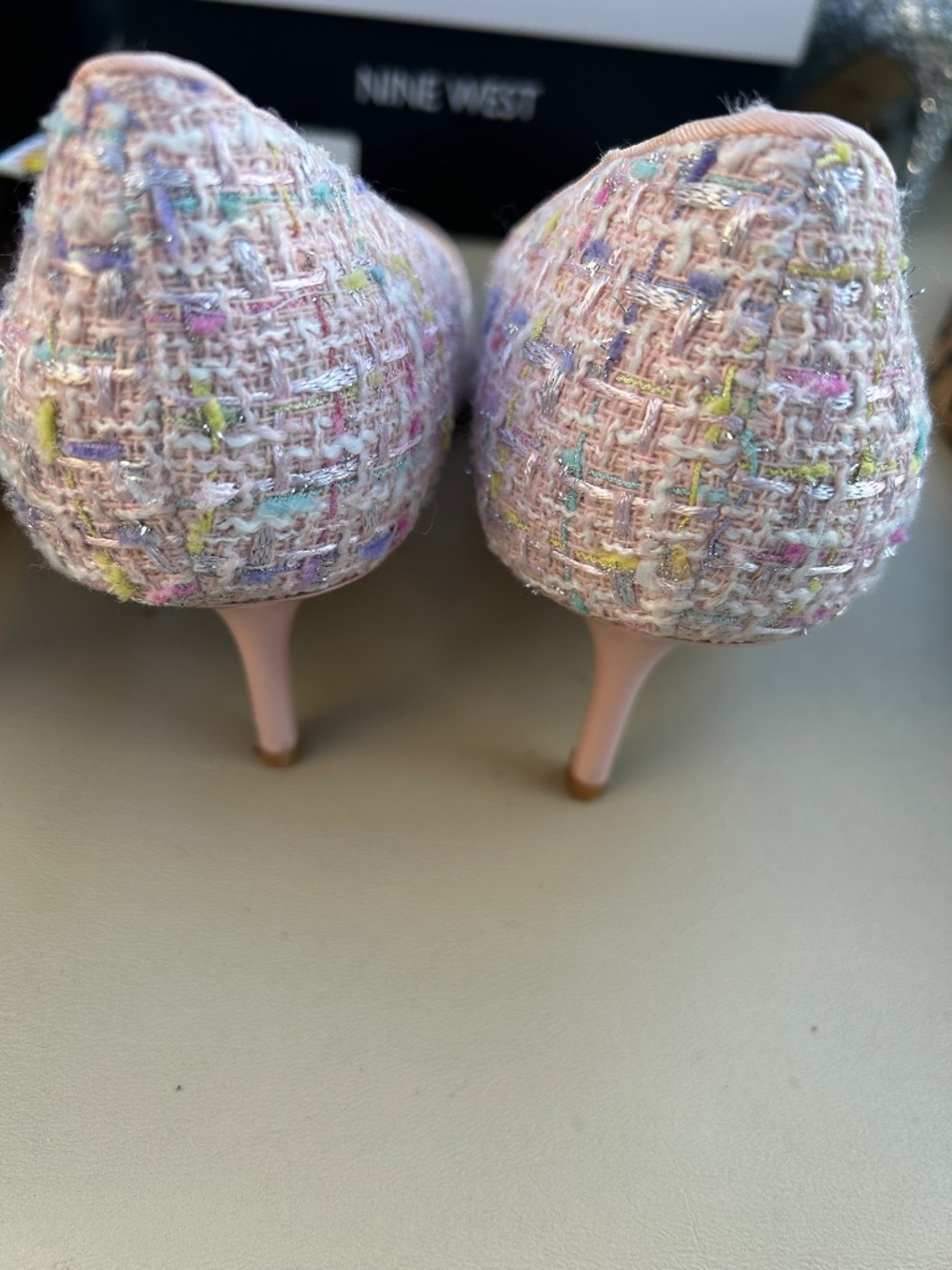 Nine West Multi-color Tweed Pump